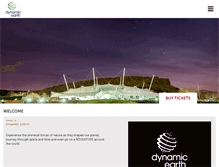 Tablet Screenshot of dynamicearth.co.uk